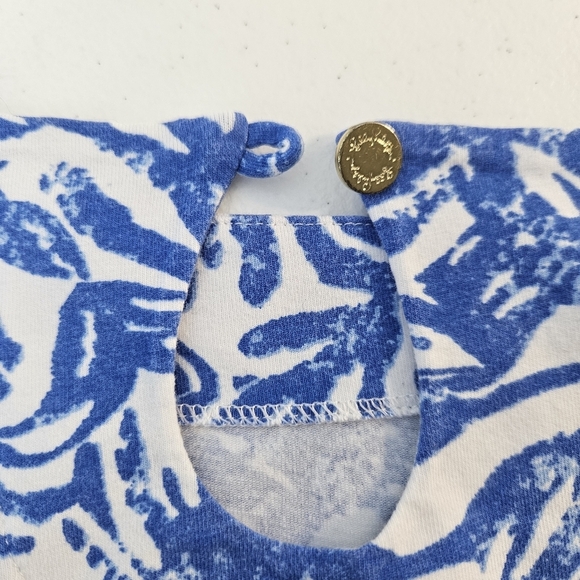 Lilly Pulitzer On A Roll Pullover Waverly Lobster Top 3/4 Sleeves S - Picture 6 of 8